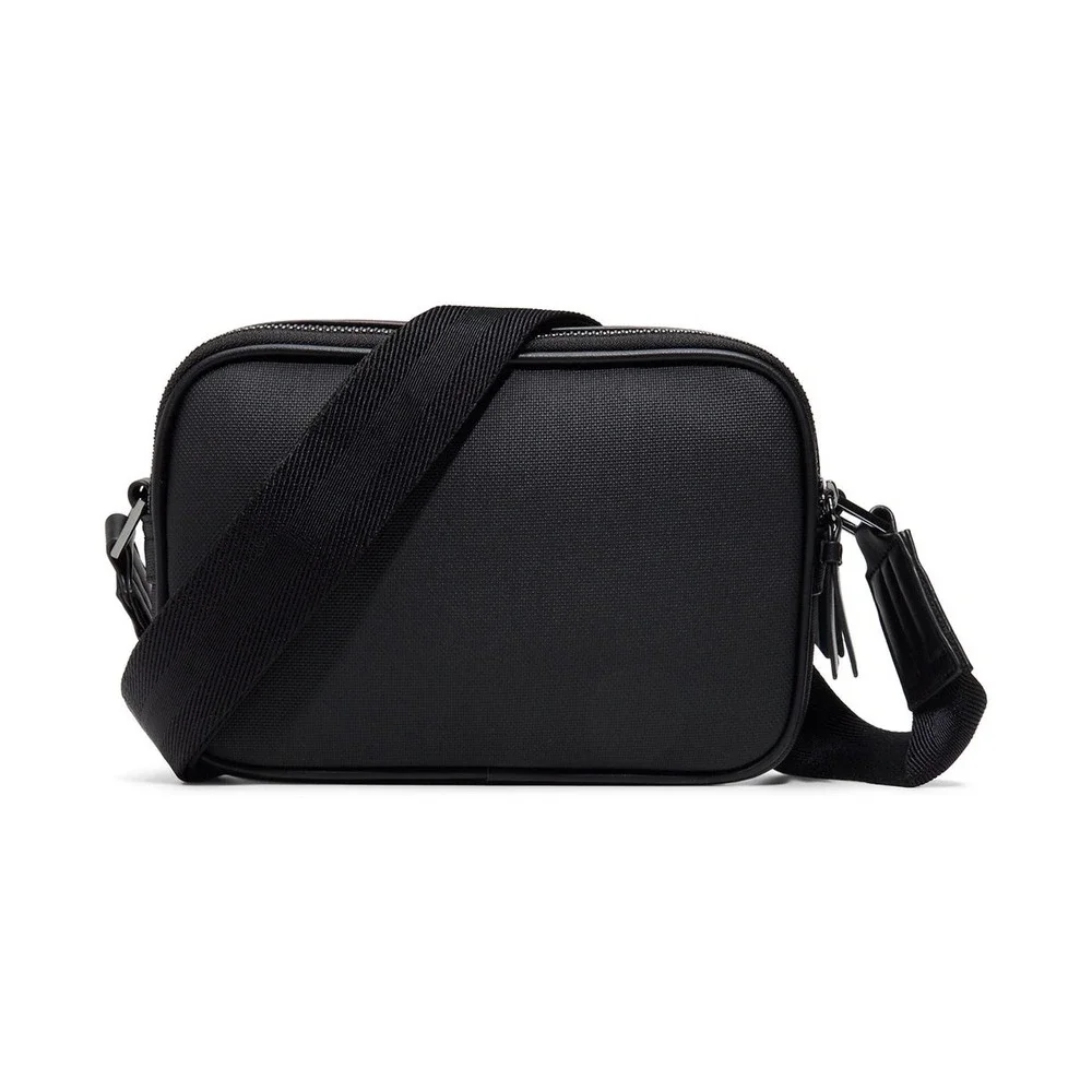 NEW Ted Baker Elgin Black Double Zip Crossbody Bag Travel Utility Minimalist